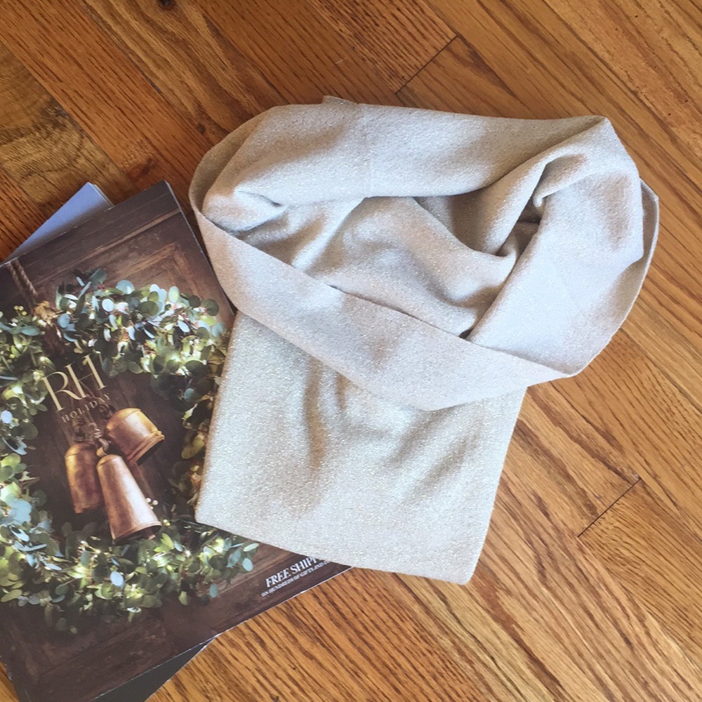 NWOT Ann Taylor Gold Cowl Neck Sweater